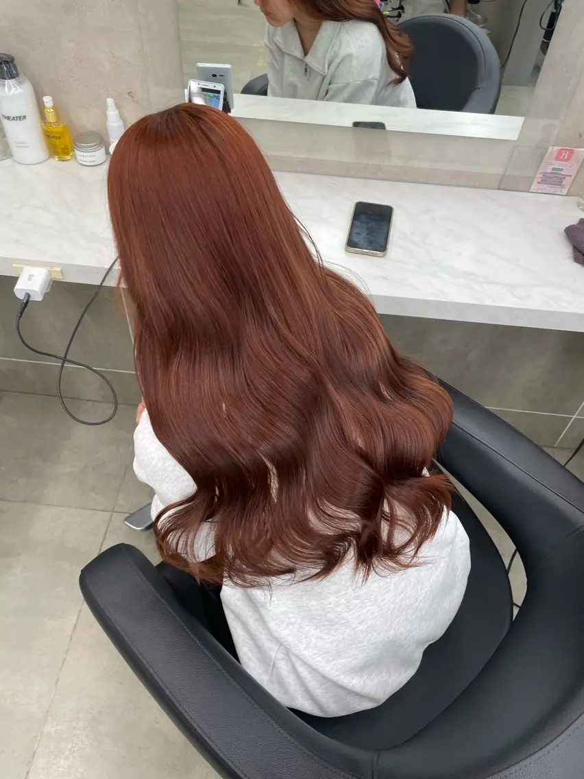ロング カラー ヘアアレンジ ヘアカラー トリートメント ヘアセット 💗横浜美容室 💗HARUNAのヘアスタイル