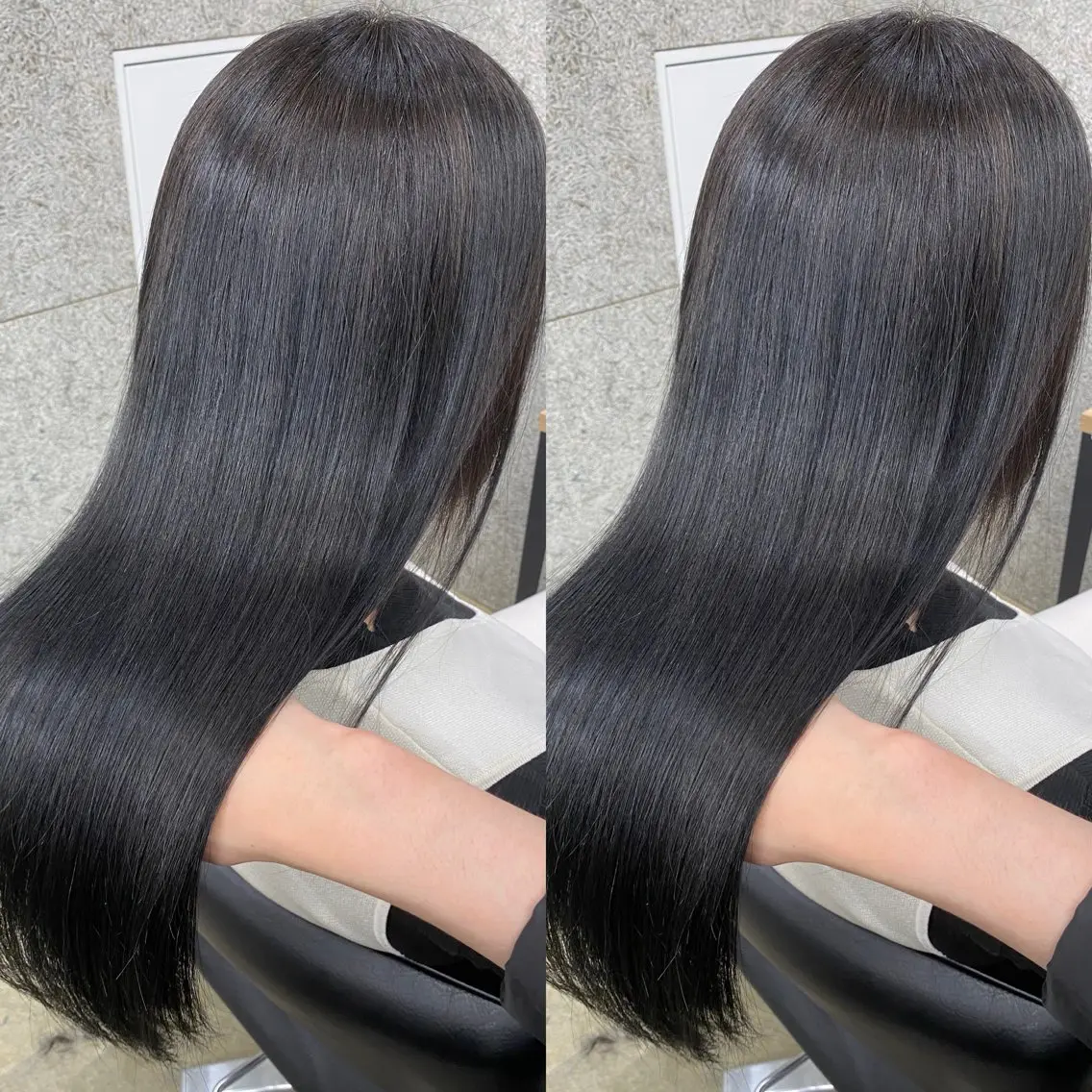 カット+髪質改善カラーの写真