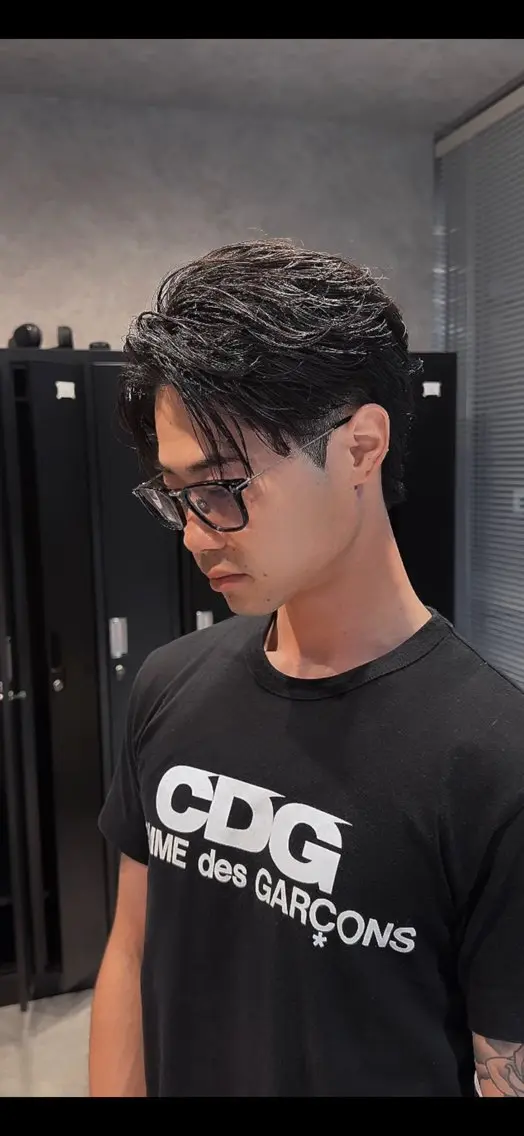 【人気急上昇🔥ニュアンス・毛流れ】メンズカット+パーマの写真