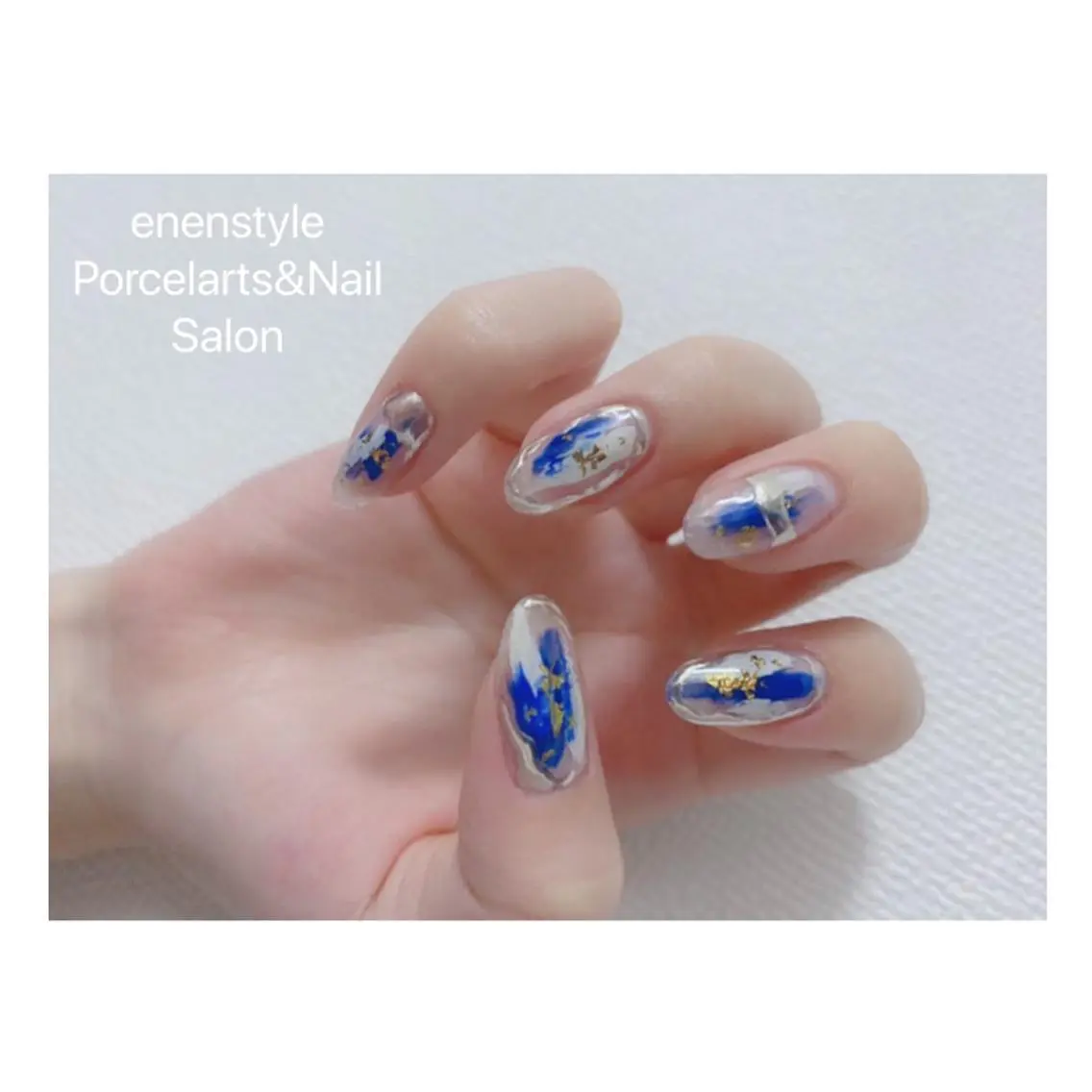 ミディアム ネイル ハンドネイル 🐾enen style 🐾のネイルデザイン
