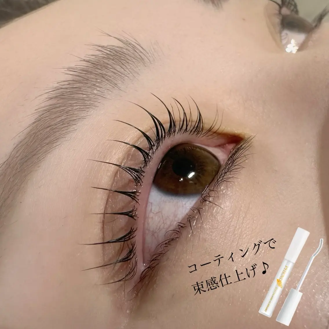 パリジェンヌラッシュリフト*コーティング付の写真