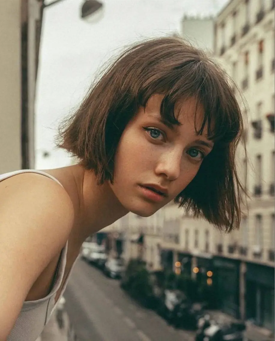 ショート 鈴木 詩穂のヘアスタイル