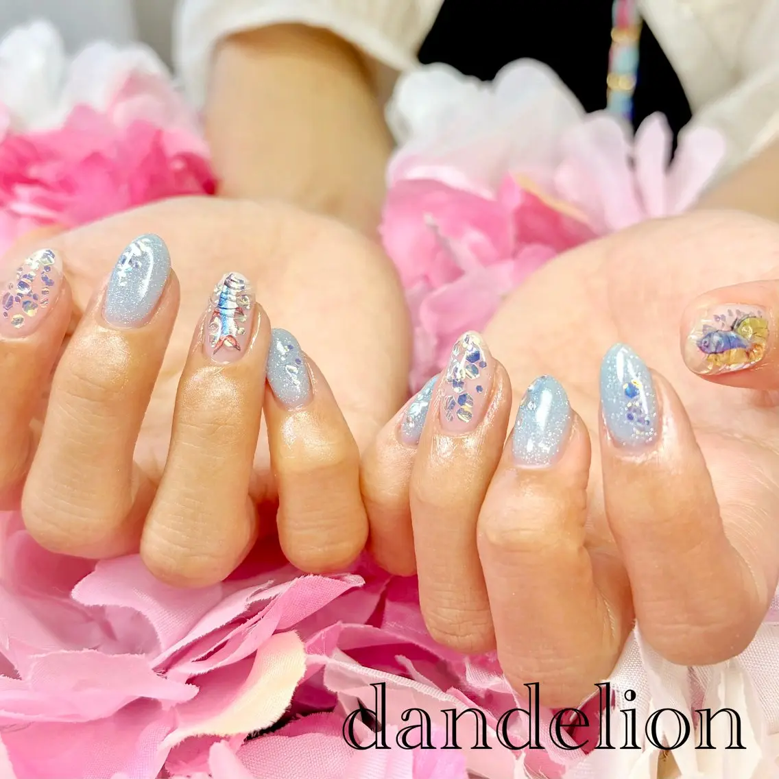 ネイル ハンドネイル ハンドケア dandelion ダンデライオンのネイルデザイン