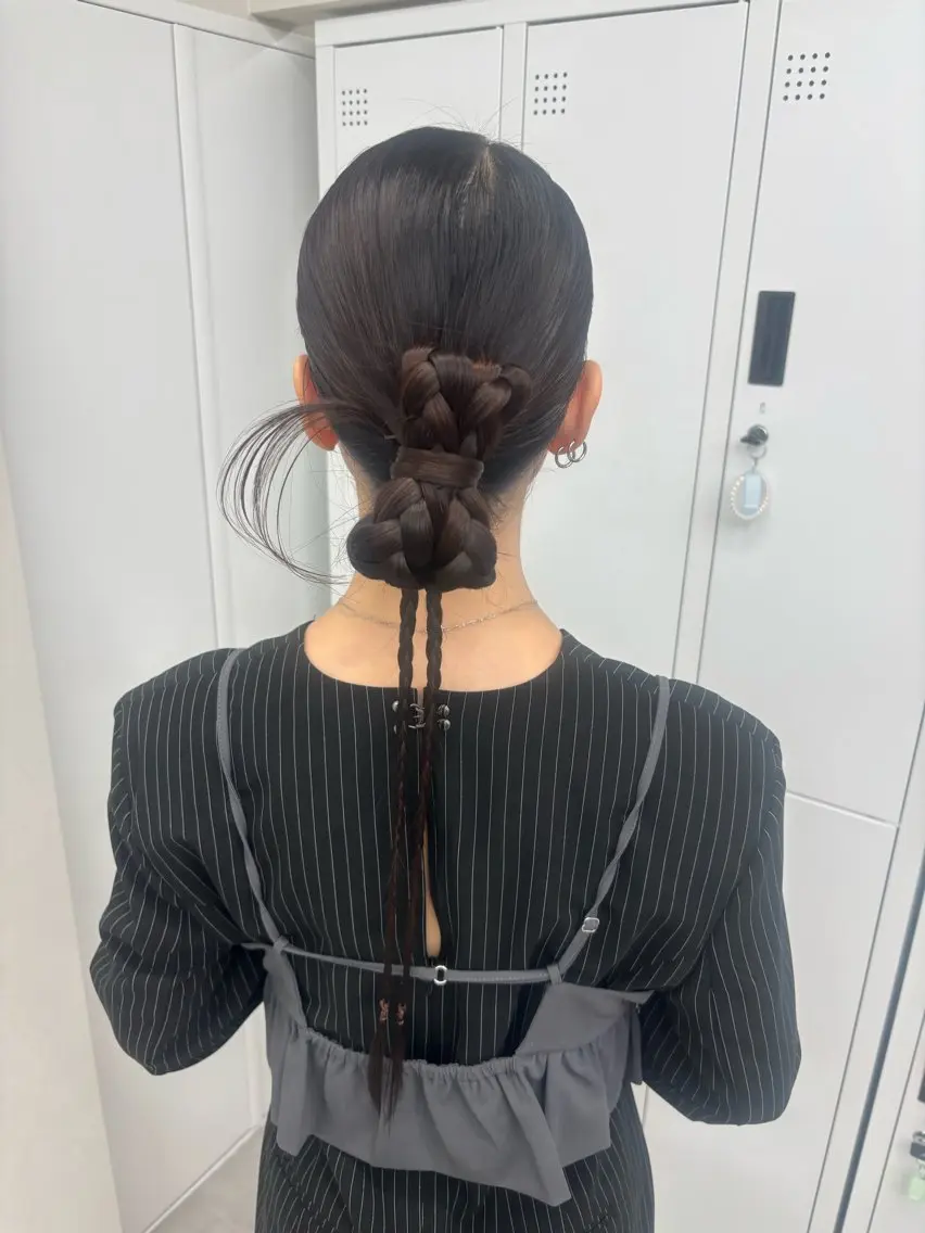 ロング カラー ヘアアレンジ メンズ カット ヘアカラー エクステ ヘアセット 羽エク指名No1✨️ シールエク🌙しぇるのヘアスタイル