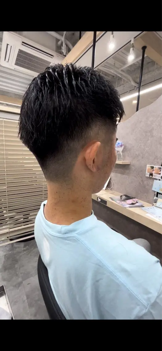 ショート メンズ フェードカット 刈り上げ カット メンズカット/パ ーマ/スズキショウタのヘアスタイル