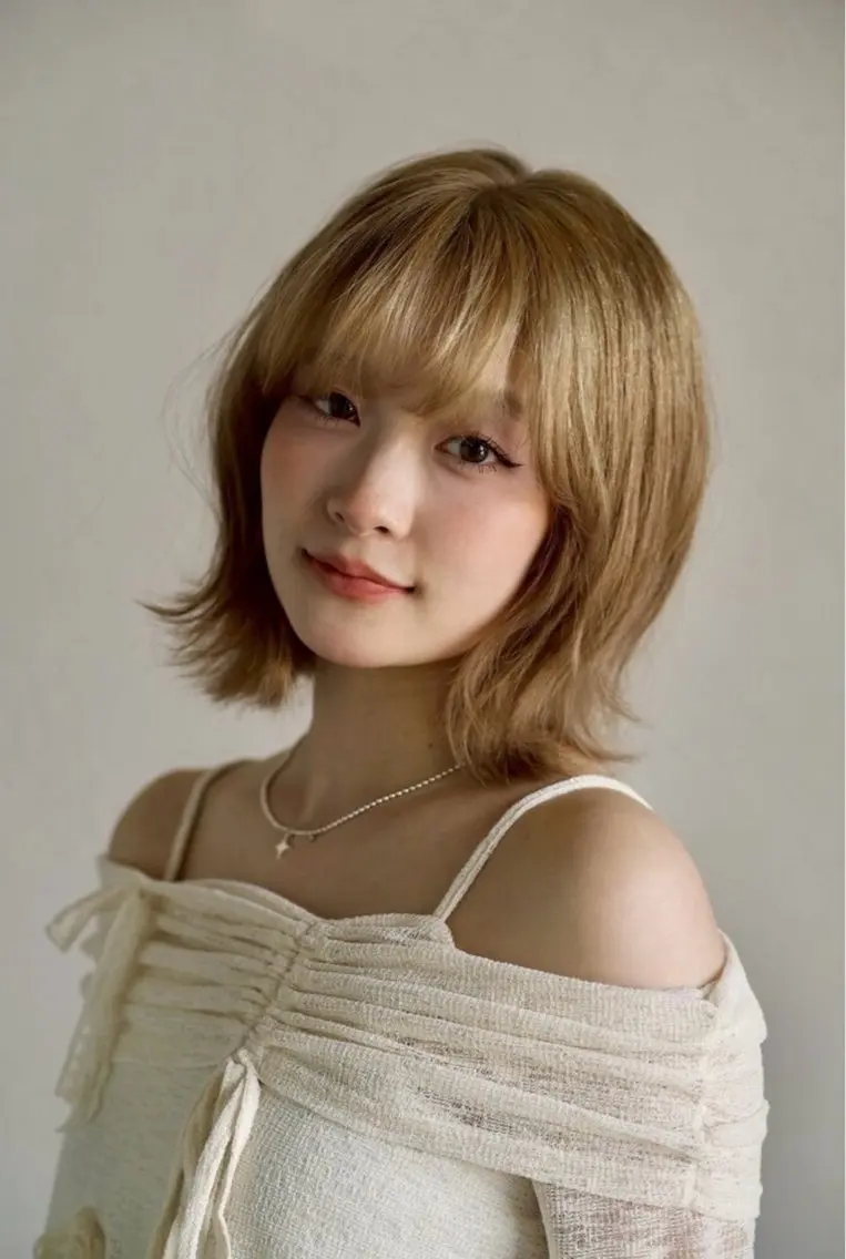 セミロング カット ヘアカラー 🌱縮毛矯正/カラー /🌈りつき🌈のヘアスタイル