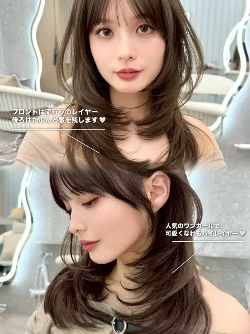 ミディアム カラー ヘアアレンジ ヘアカラー トリートメント 大宮/ハッシュ/透明 感カラー/NAOのヘアスタイル