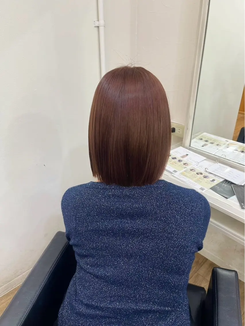 ショート カラー ヘアカラー トリートメント 新 心寧のヘアスタイル