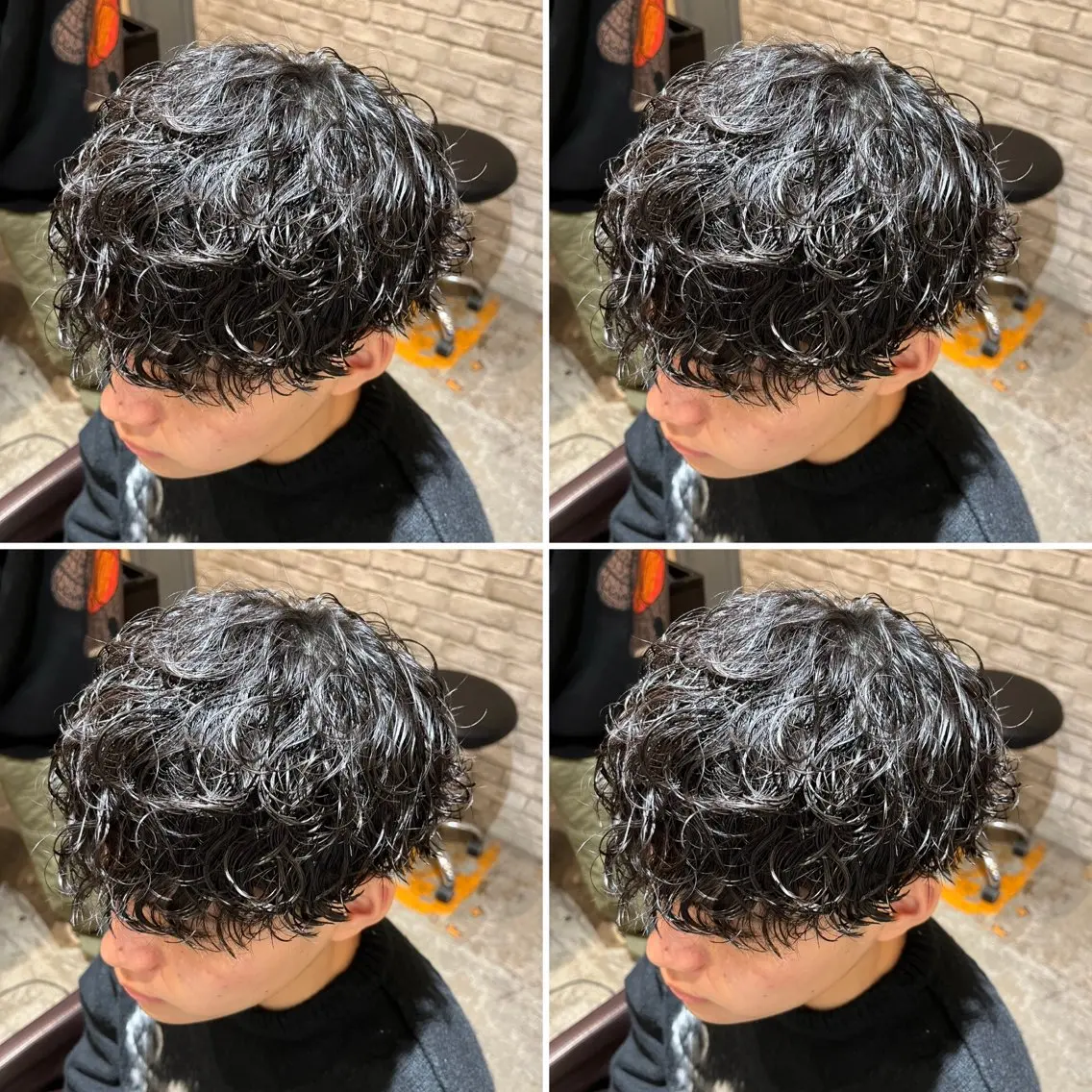 パーマ メンズ カット パーマ トリートメント ヘアセット メンズパーマ特化 店長望月謙二郎のヘアスタイル