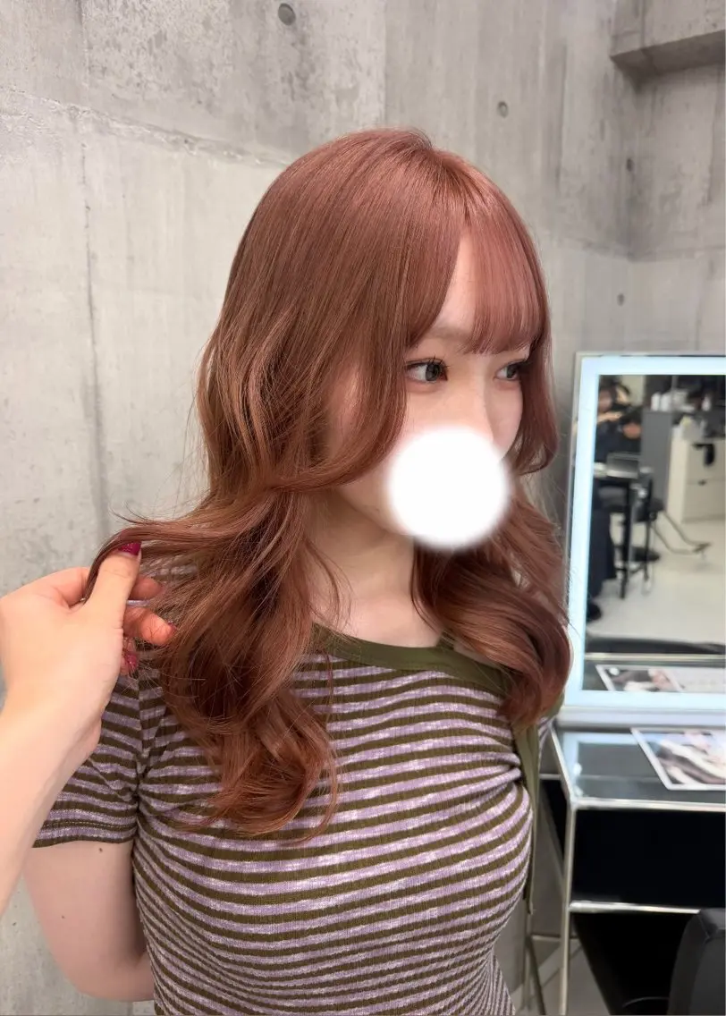 ミディアム カラー 🫯ゆるふわガーリー 🎨𖥔ׁTOMO♡のヘアスタイル