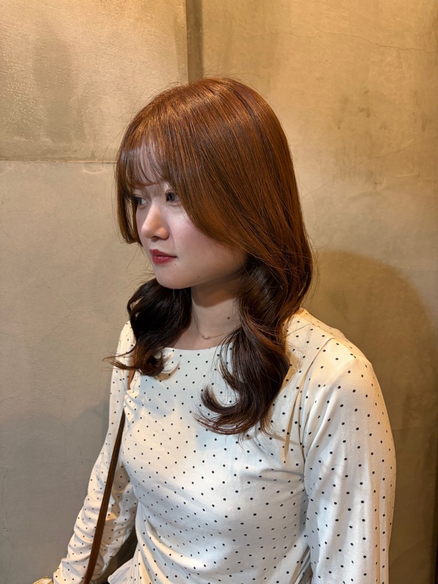 ロング ヘアカラー wakaba 透明感カラーのヘアスタイル