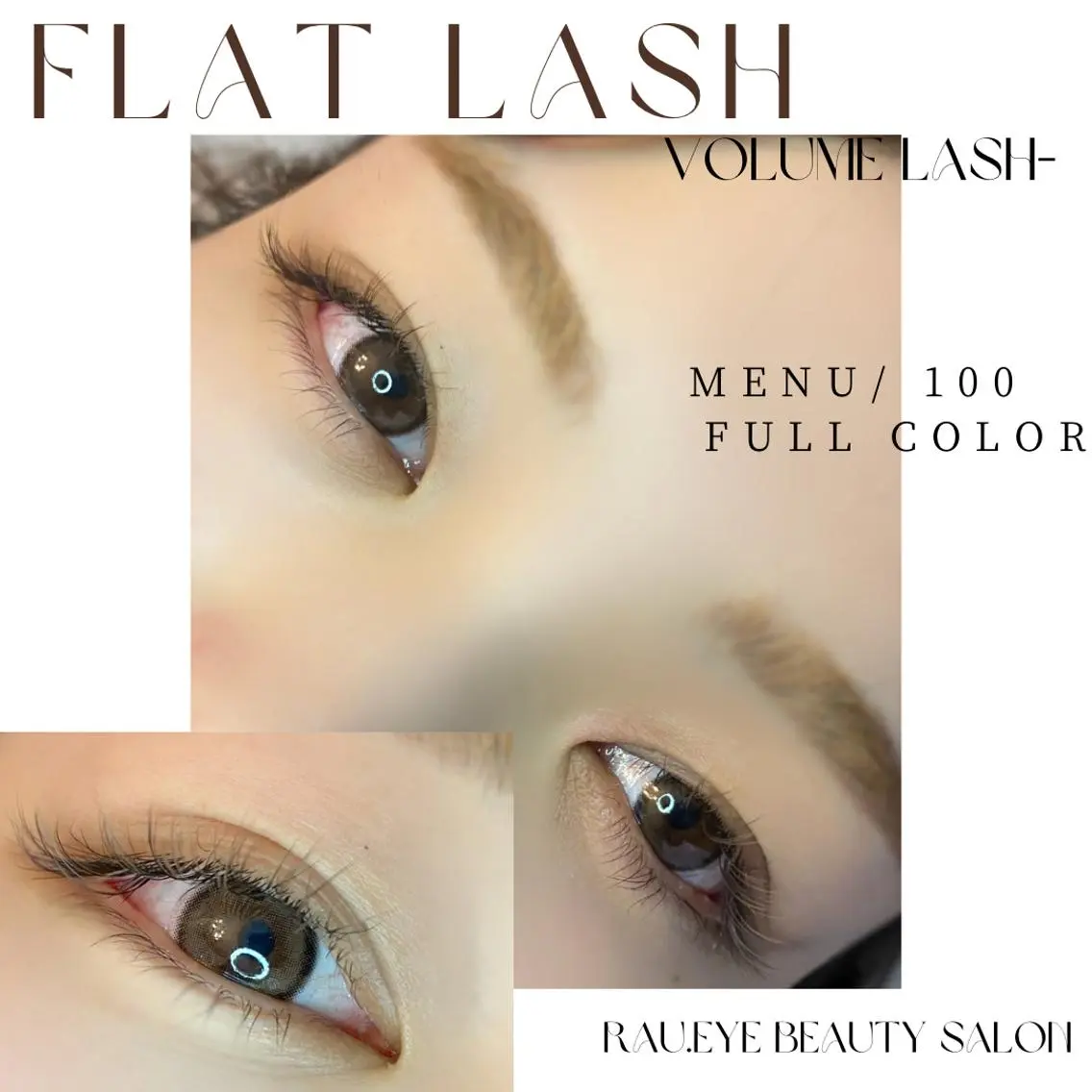 マツエク・マツパ ナチュラル まつげと眉毛のお店♪ RAU.eyeのマツエク・マツパデザイン