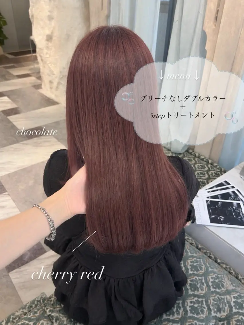 ロング カラー Bob/ダブルカラー サナのヘアスタイル