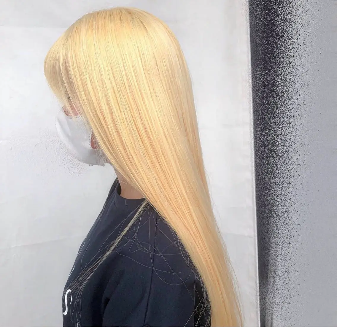 ロング カラー lore umeのヘアスタイル