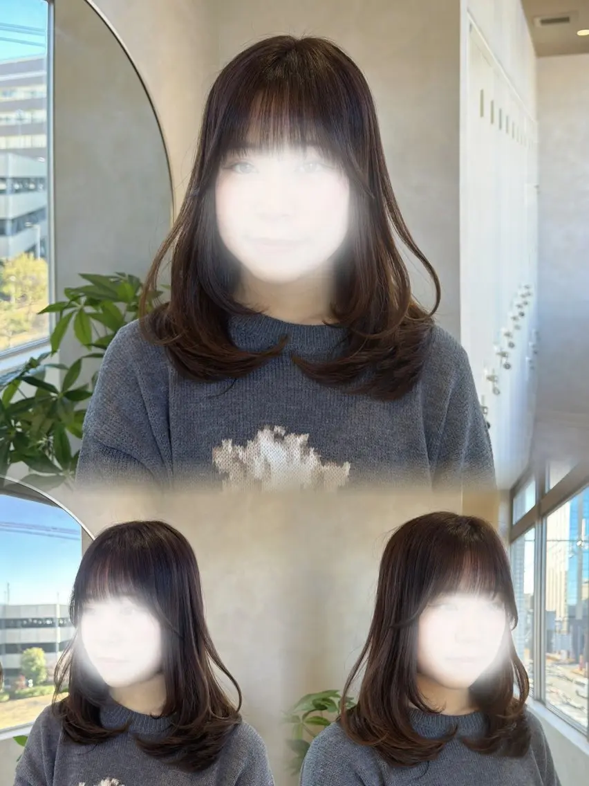 ミディアム 🫖Eleanor Aya🥞のヘアスタイル