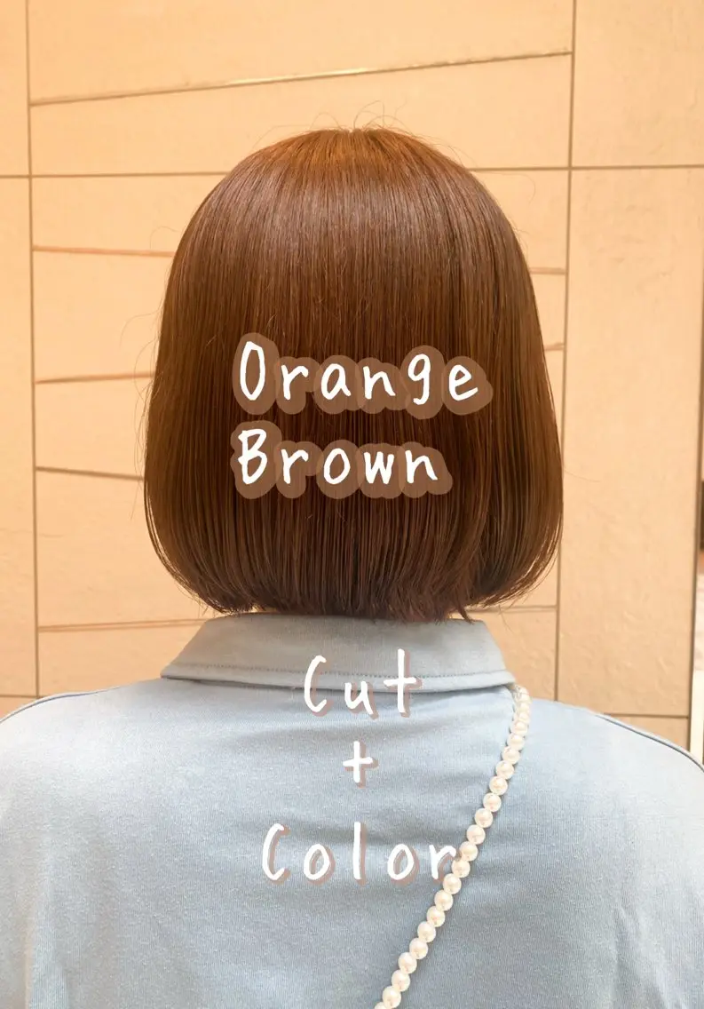 ミディアム カラー カット ヘアカラー 五十嵐 未悠のヘアスタイル