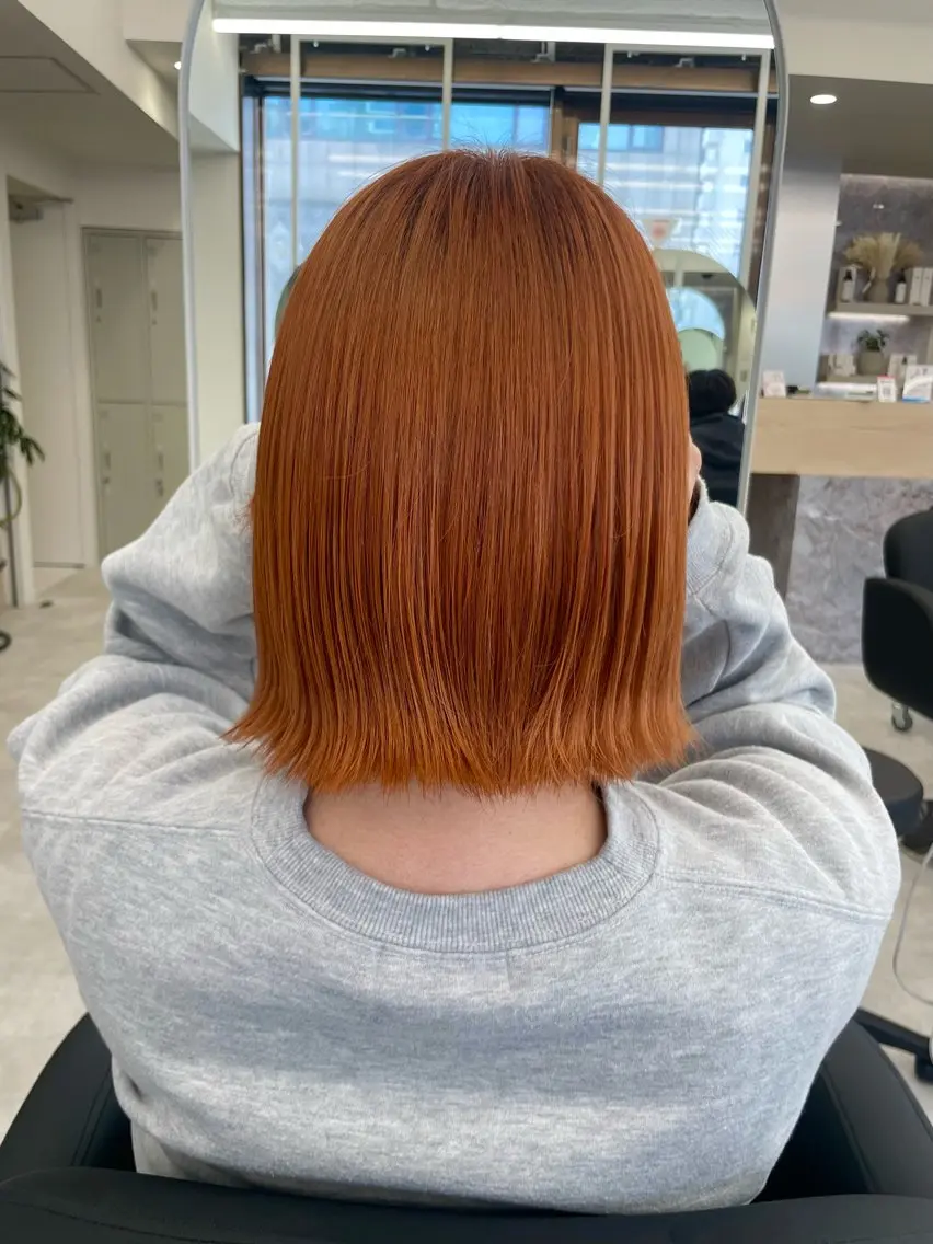 ショート カット ヘアカラー 艶ハイトーン/透明感 カラー/RUNAのヘアスタイル