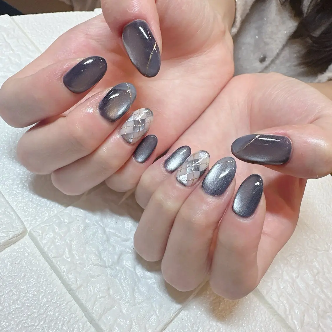 ネイル ハンドネイル I_p4ce 🍊あい🍊のネイルデザイン
