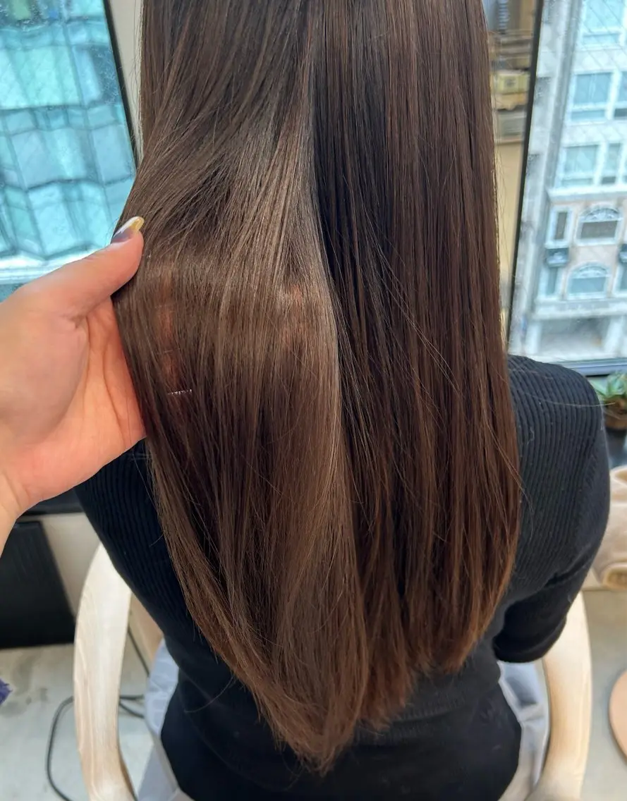 ロング カラー ヘアカラー トリートメント SiLO Yukinaのヘアスタイル