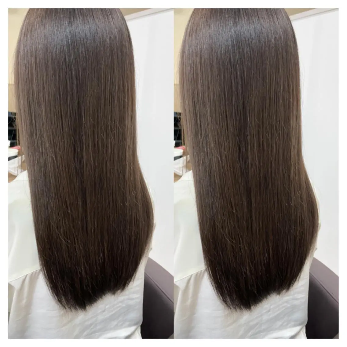 ロング カラー カット ヘアカラー 縮毛矯正 トリートメント 村山 茉衣のヘアスタイル