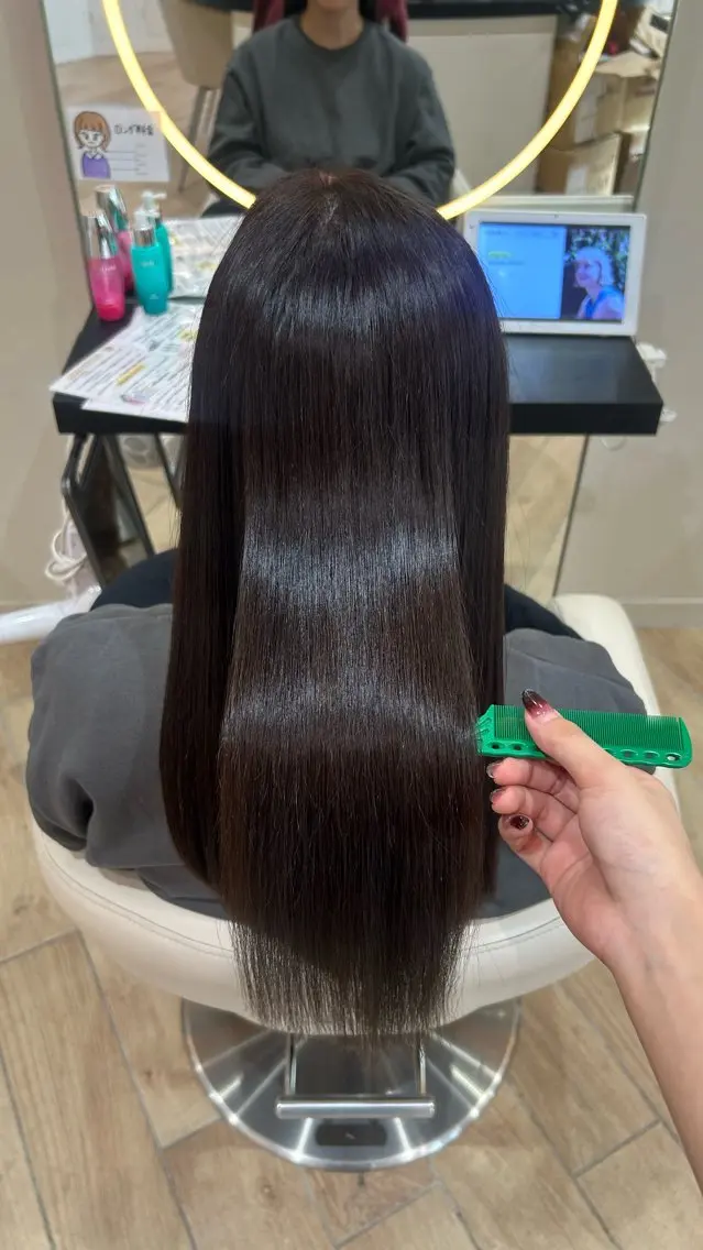 ロング ヘアカラー トリートメント 🥀スパ二スト 🫧ゆいな🥀のエステ・リラクイメージ