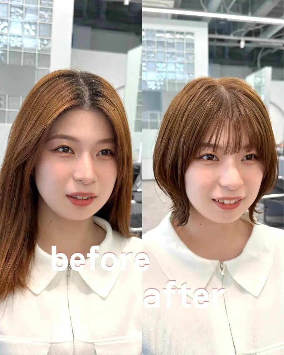 ショート カラー くびれヘア ショートヘア カット ヘアカラー トリートメント 挟間  直人のヘアスタイル