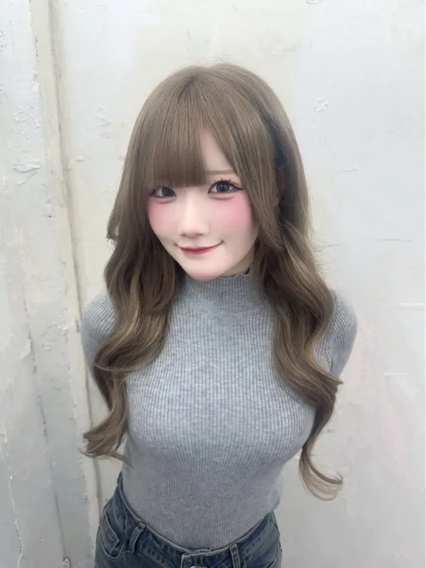 ロング カラー ブリーチ ヘアカラー エクステ 🫧miyu/艶カラ ーエクステ🫧のヘアスタイル