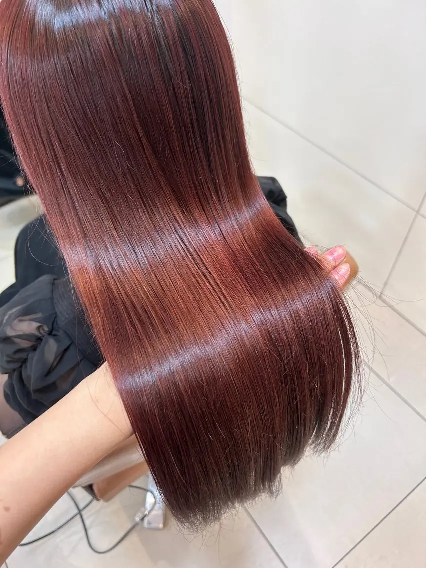 【暖色&透明感カラー🎀】エドルカラー+カットの写真