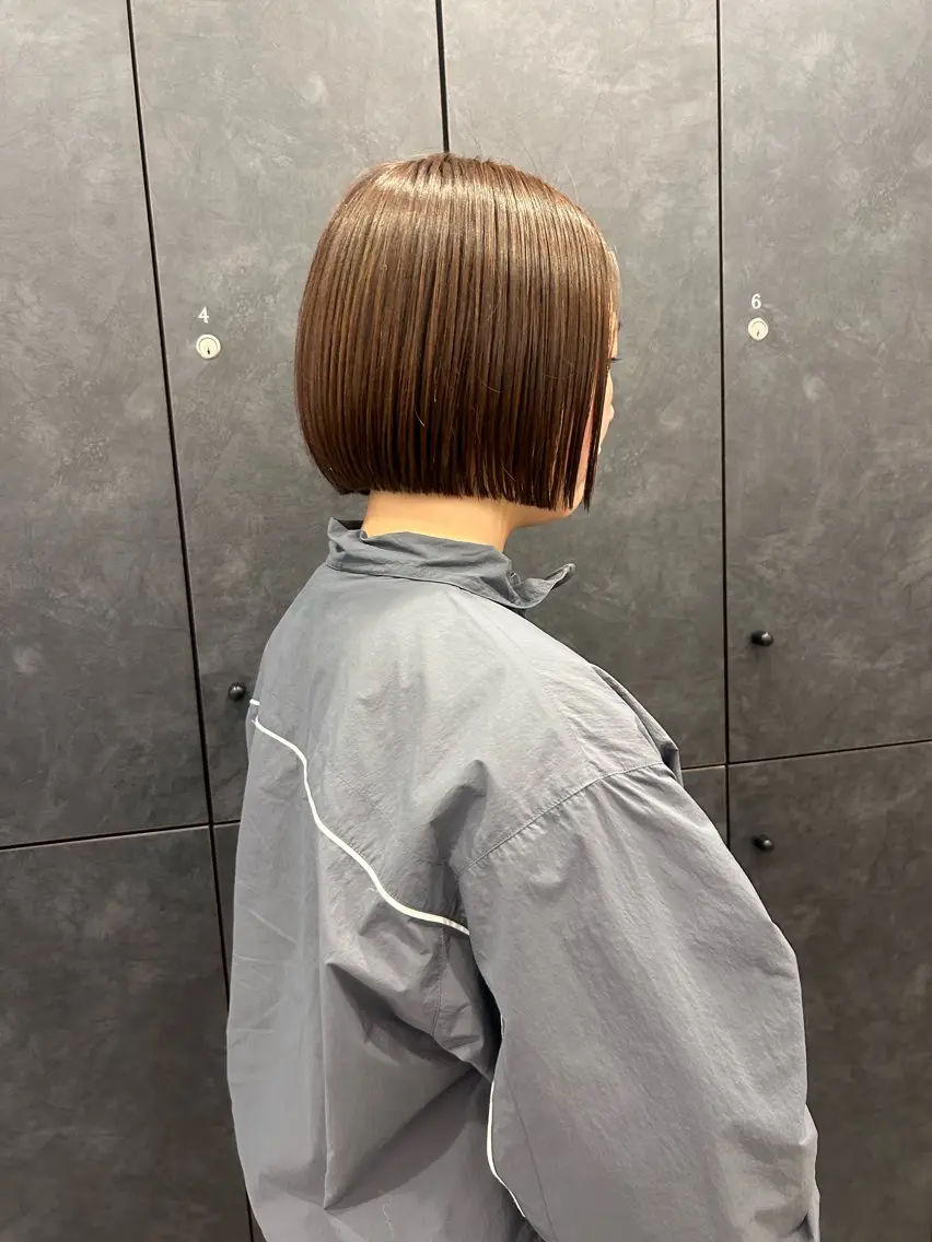 ミディアム カット ヘアカラー トリートメント 似合わせcut ◎ 倉橋実咲のヘアスタイル