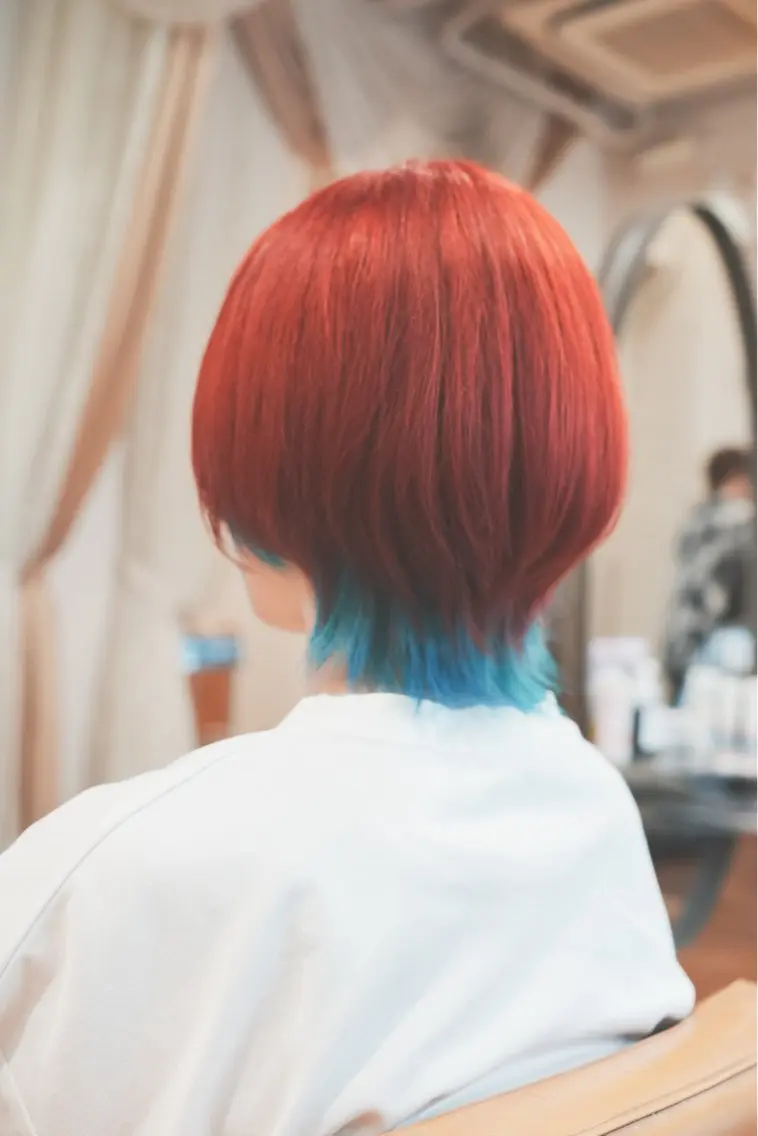 ショート ヘアカラー ✨デザインカラー✨ ハイトーン　森貴章のヘアスタイル