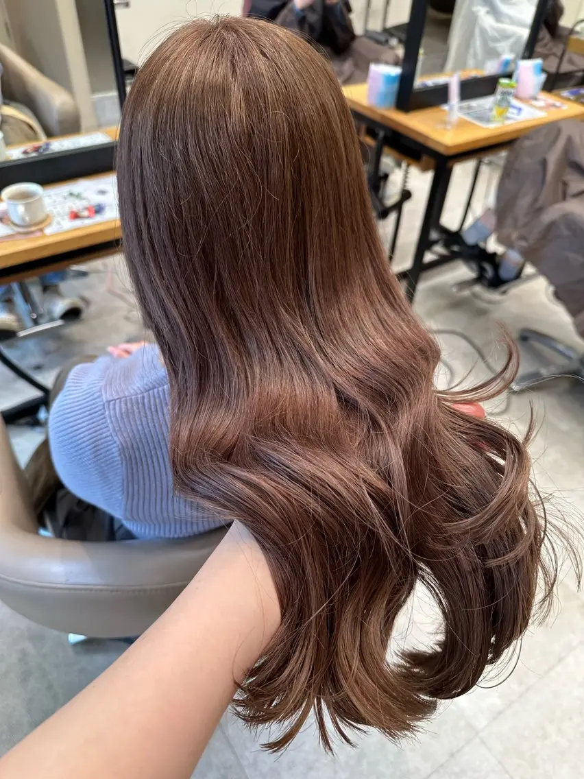 ロング カット ヘアカラー トリートメント 透明感カラー レイヤー/AIKAのヘアスタイル