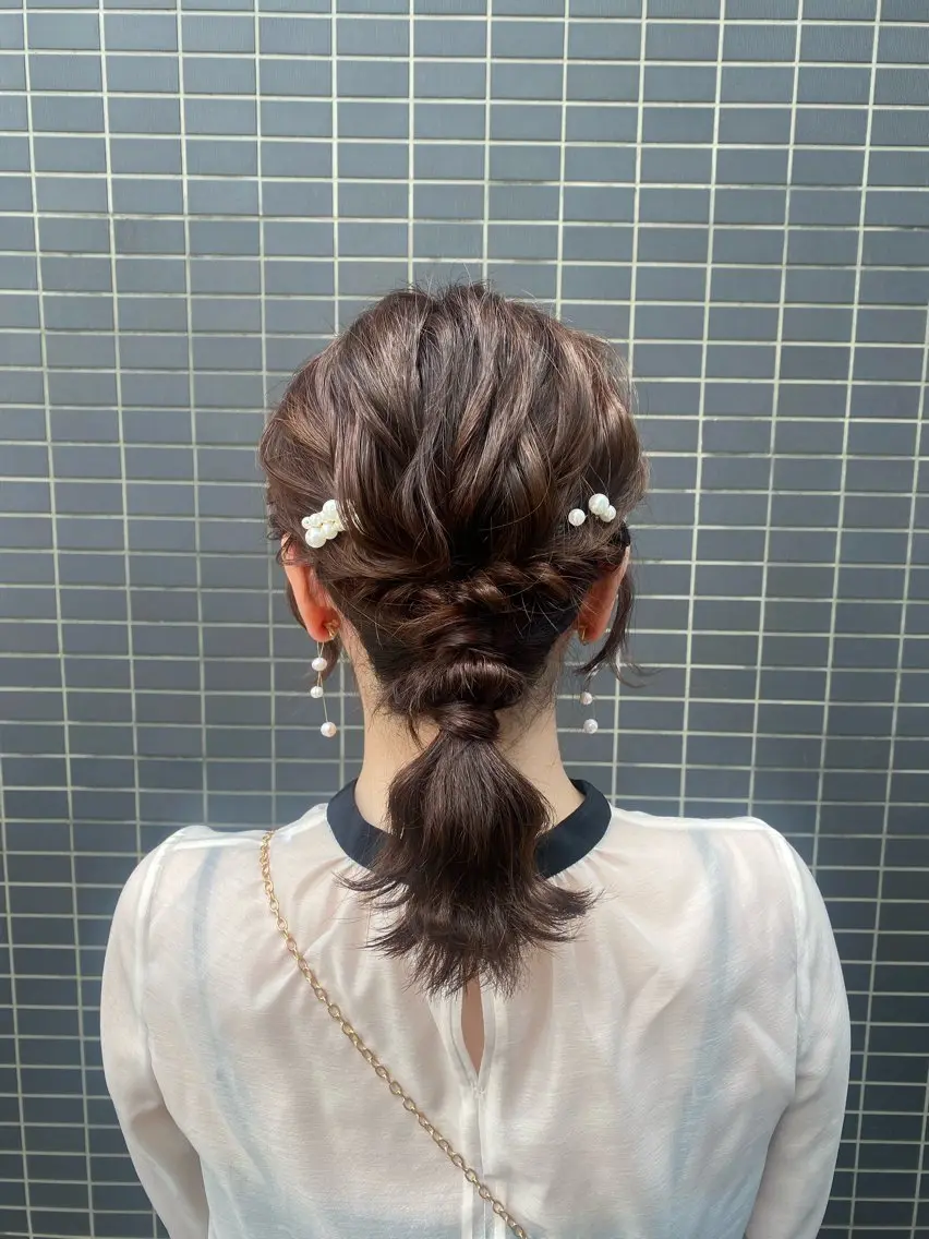 ミディアム ヘアアレンジ . SHIZUKAのヘアスタイル