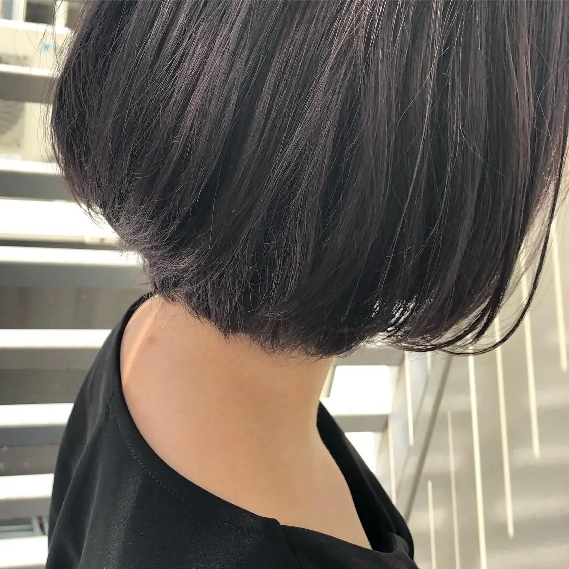 ショート カラー アッシュ ラベンダーカラー ラベンダーアッシュ 荒木 康太のヘアスタイル