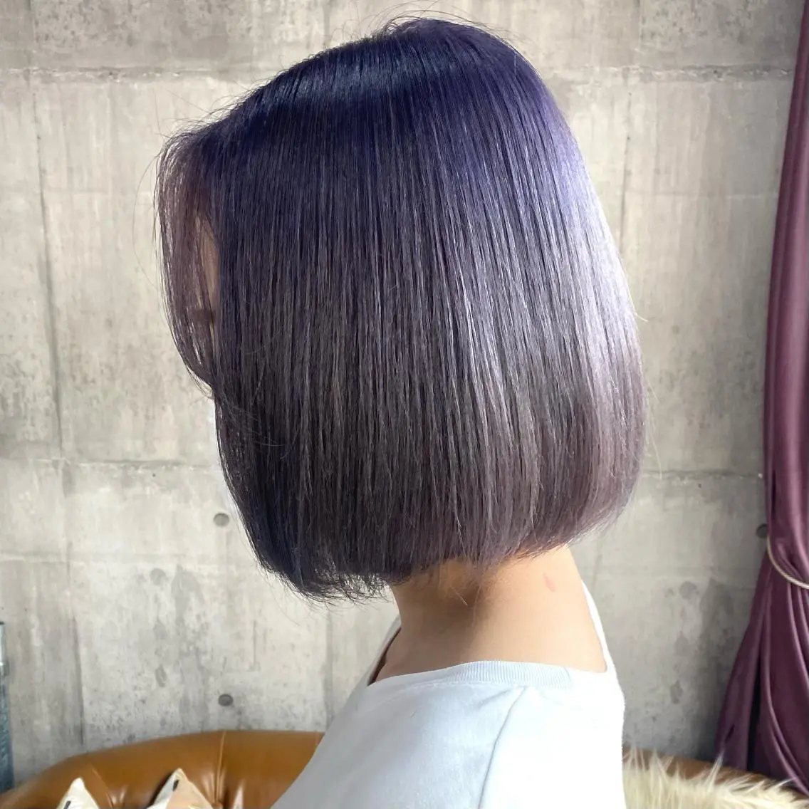 セミロング カラー SHURI❤️🔥 中/韓mix ♡のヘアスタイル