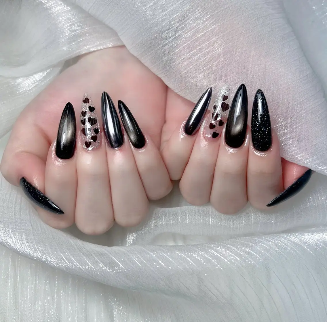 ネイル ジェルネイル 韓国ネイル マグネットネイル シンプルネイル 夏ネイル ハンドネイル NEM nailstudioのネイルデザイン