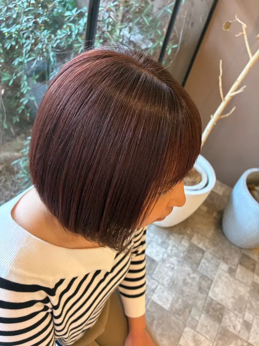ショート カット ヘアカラー 米谷 真奈美のヘアスタイル