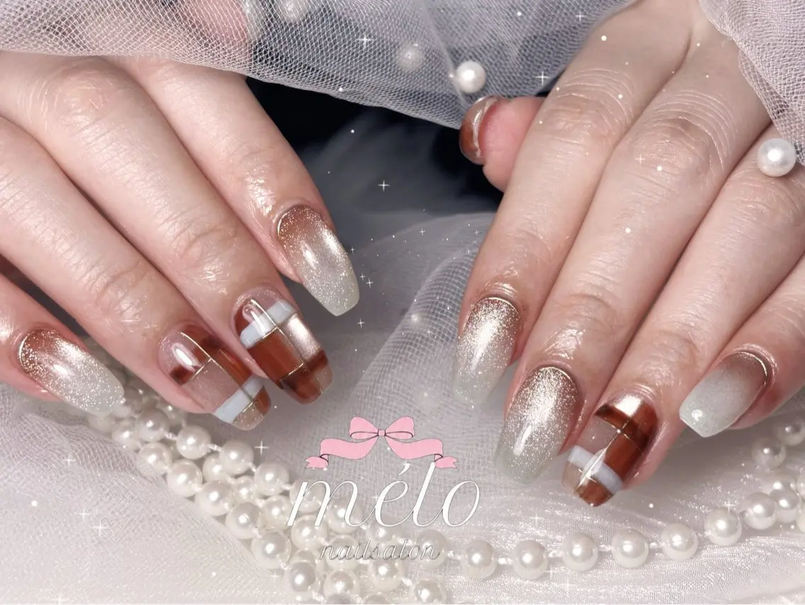 ネイル ハンドネイル Nailsalon mélo ももか🩷のネイルデザイン