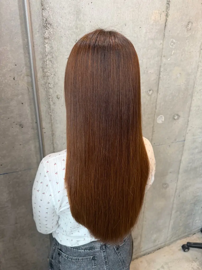 👑人気No.7✨似合わせカット+自然な縮毛矯正+3stepTR+炭酸泉の写真