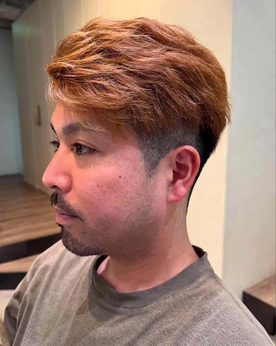 ショート メンズ カット ヘッドスパ メンズパーマ／カラー 【Takashi】のヘアスタイル
