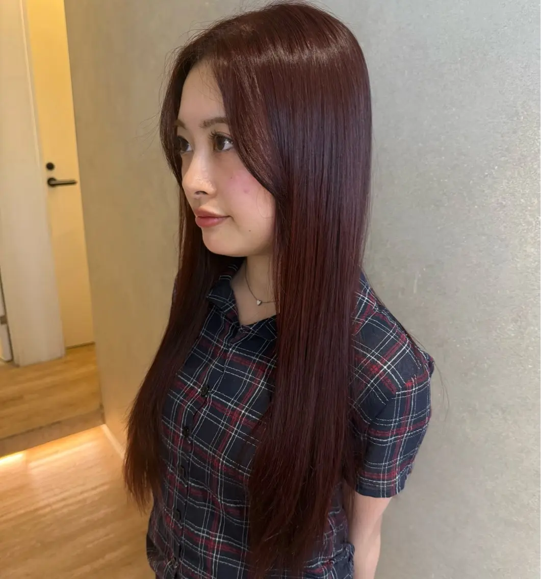 ロング ヘアカラー RUNA⭐️⛓ ハイトーン/デザインのヘアスタイル