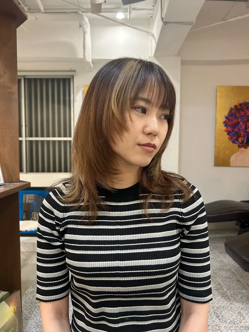 ロング ハイレイヤー レイヤーカット ROUIS/ mioのヘアスタイル