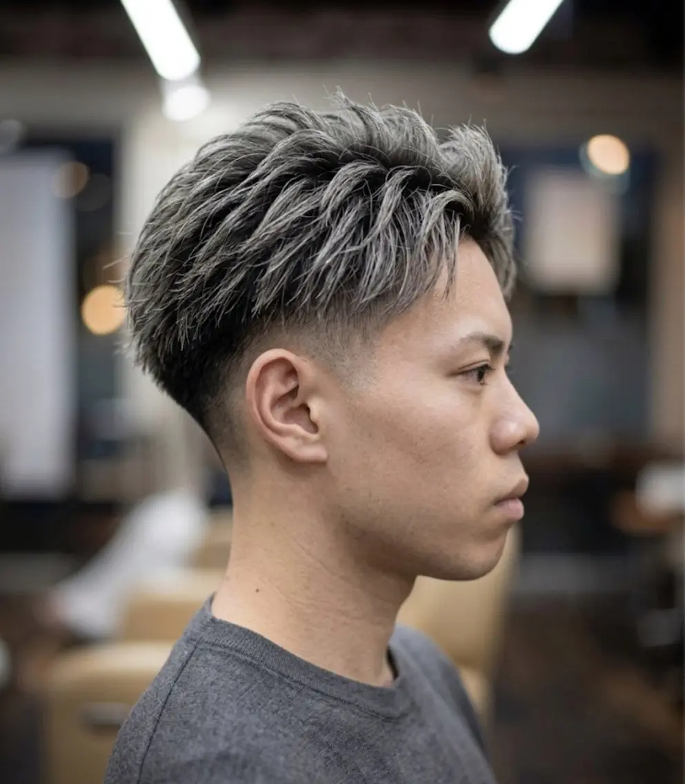カラー メンズ 山本 健生のヘアスタイル