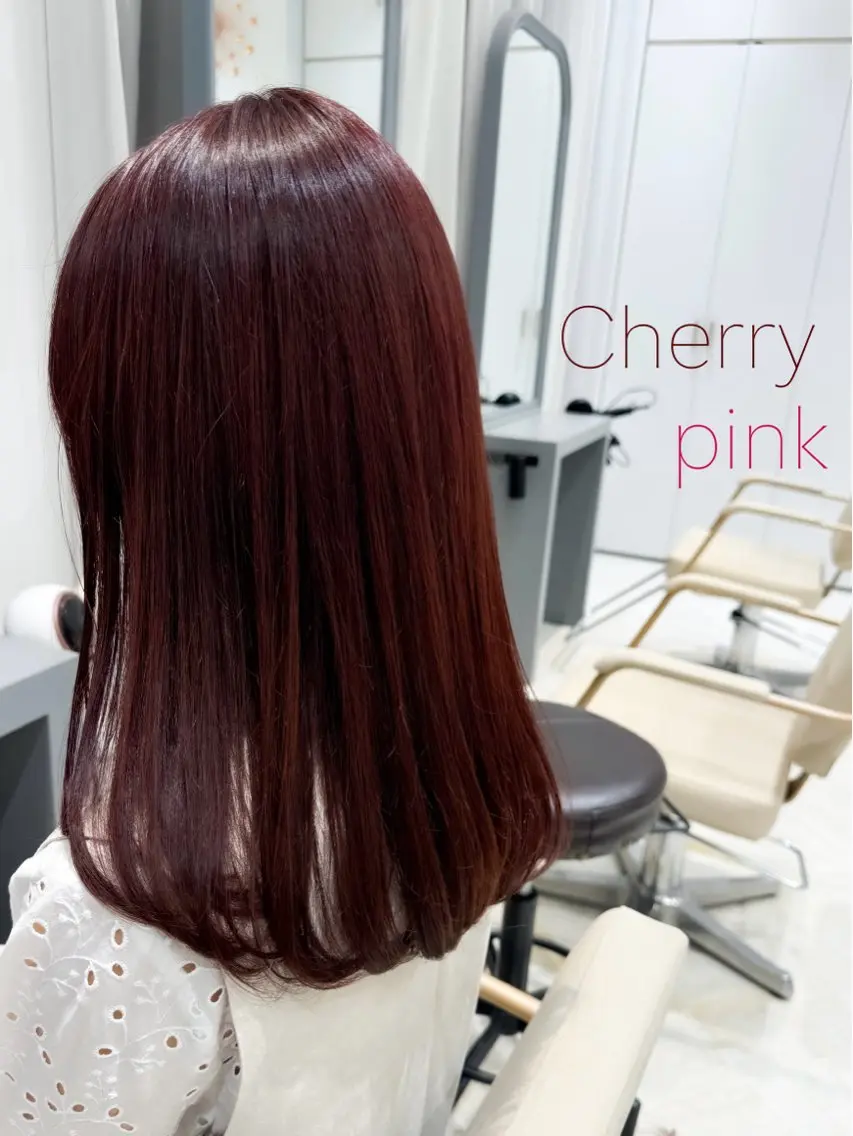 ミディアム たぴ。ぱつっとボブ/ つや髪🍒髪質改善のヘアスタイル