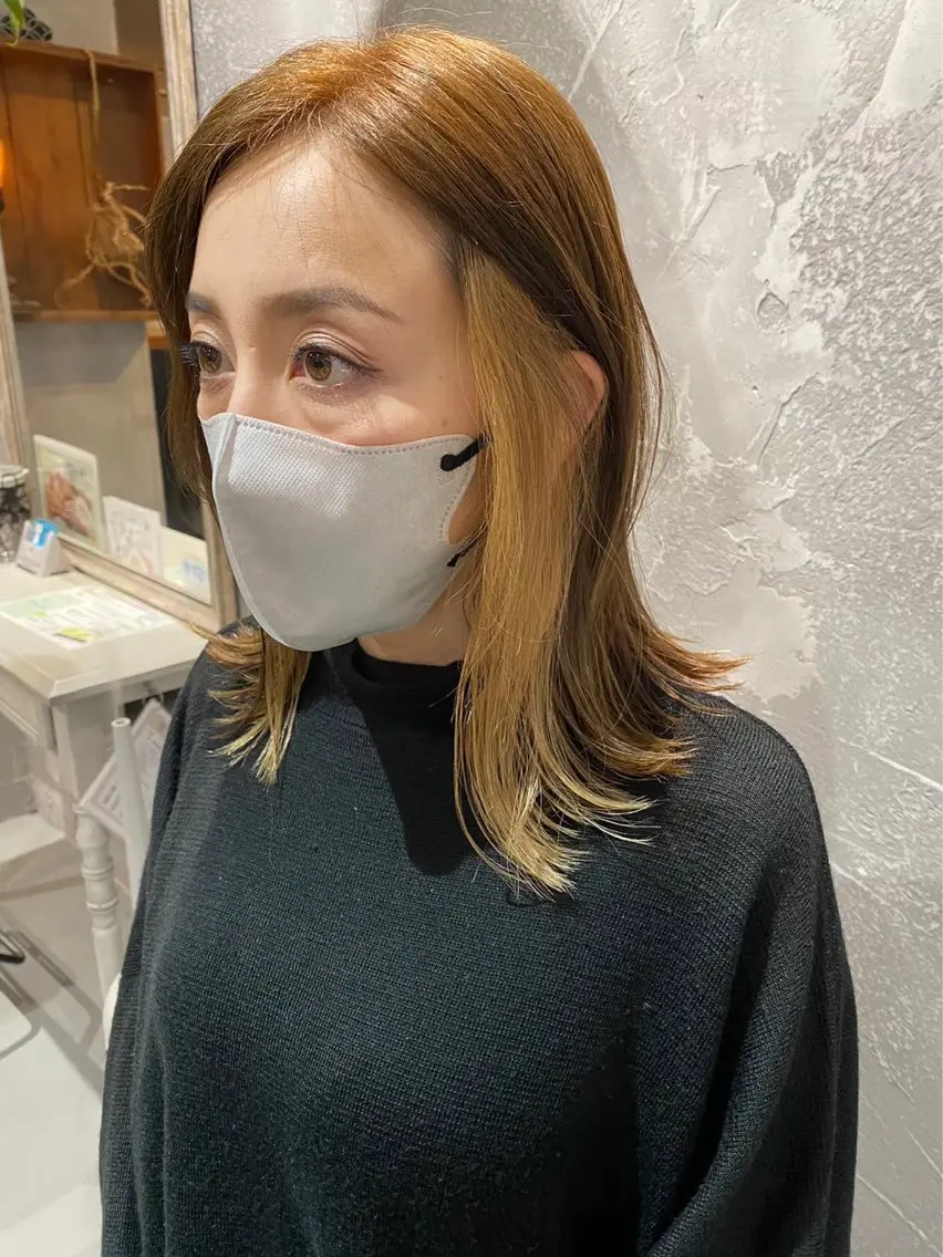 ミディアム 石井 大空のヘアスタイル