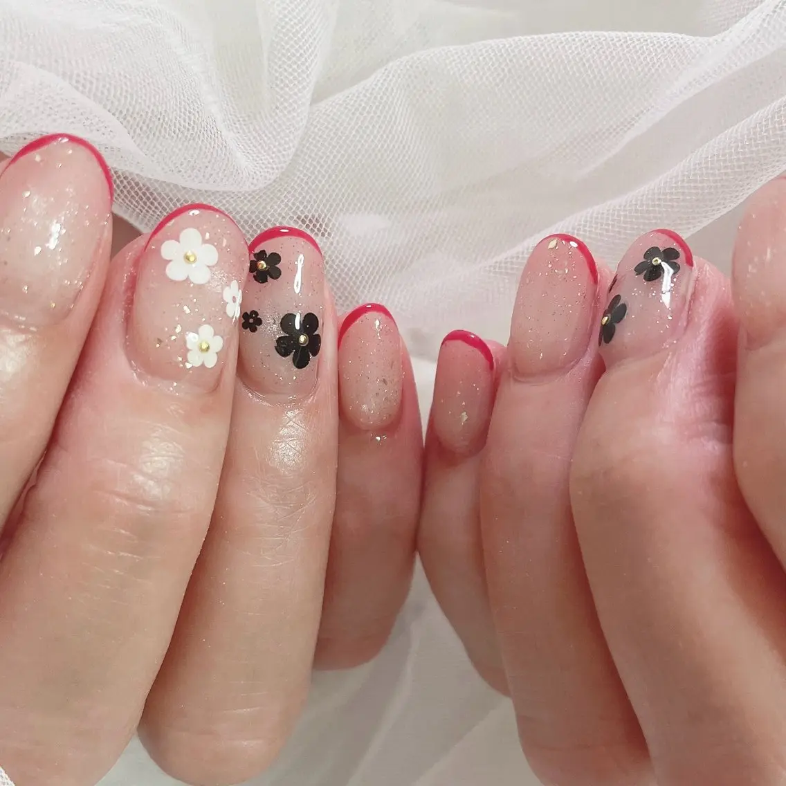 ネイル フレンチネイル ハンドネイル ネイルサロン なっちゃん(古千谷)のネイルデザイン