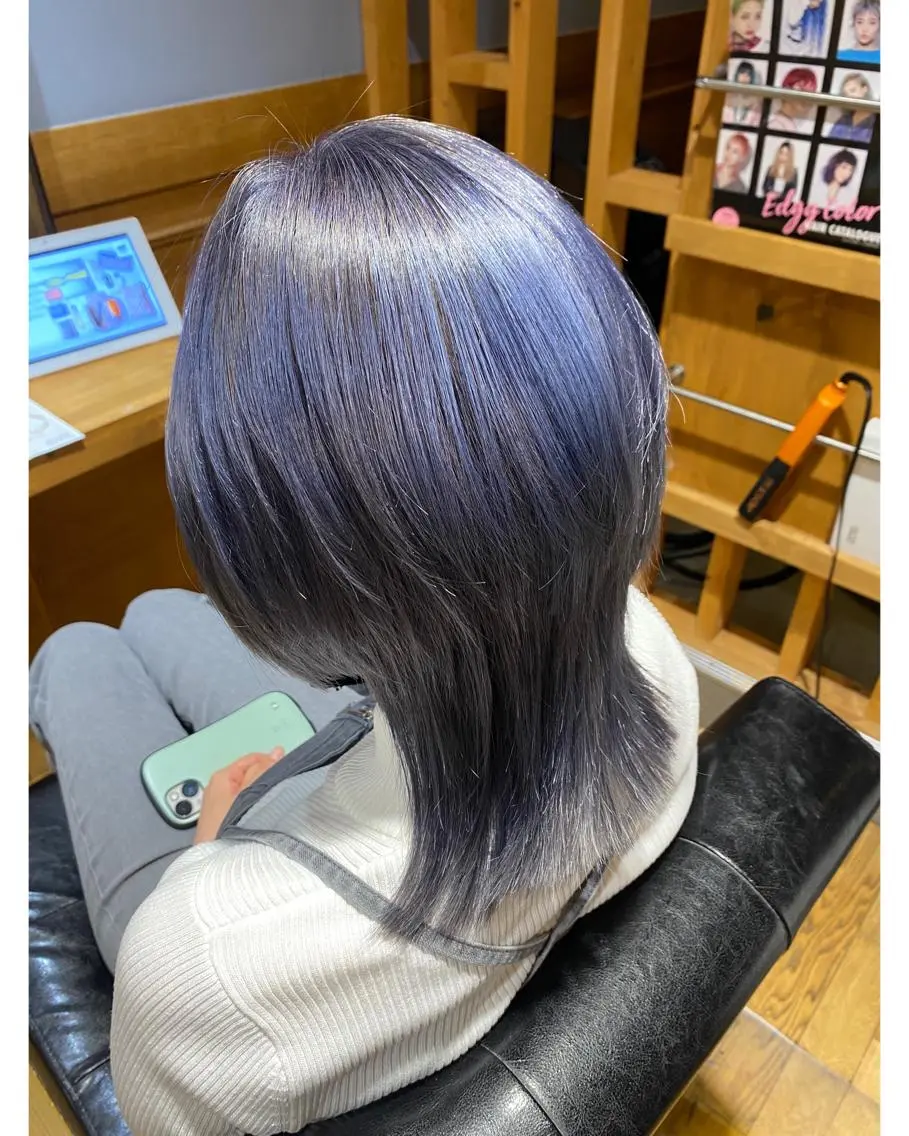 🦚Super rich ✨酸熱トリートメント＋ダブルカラー＋カットの写真