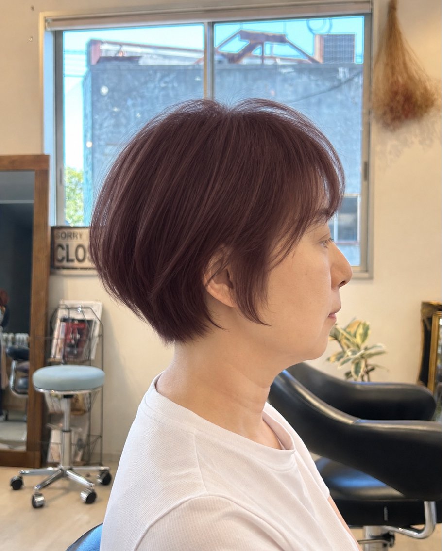 ショート カラー カット ヘアカラー 🌟ショート× 似合わせ🌟ナオヤのヘアスタイル