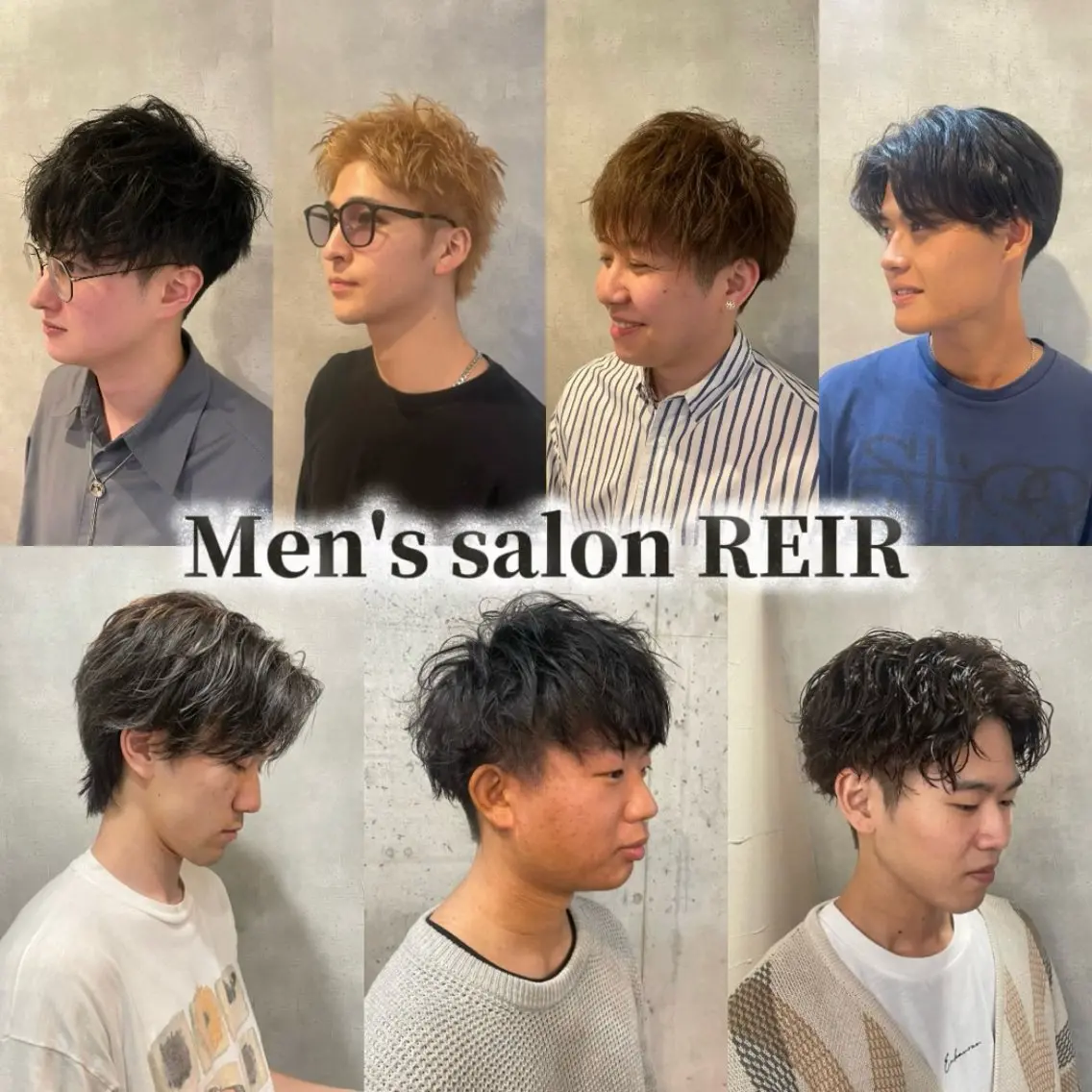 ショート パーマ メンズ カット パーマ ヘアセット 心斎橋/メンズ /ルレイル/地形真希のヘアスタイル