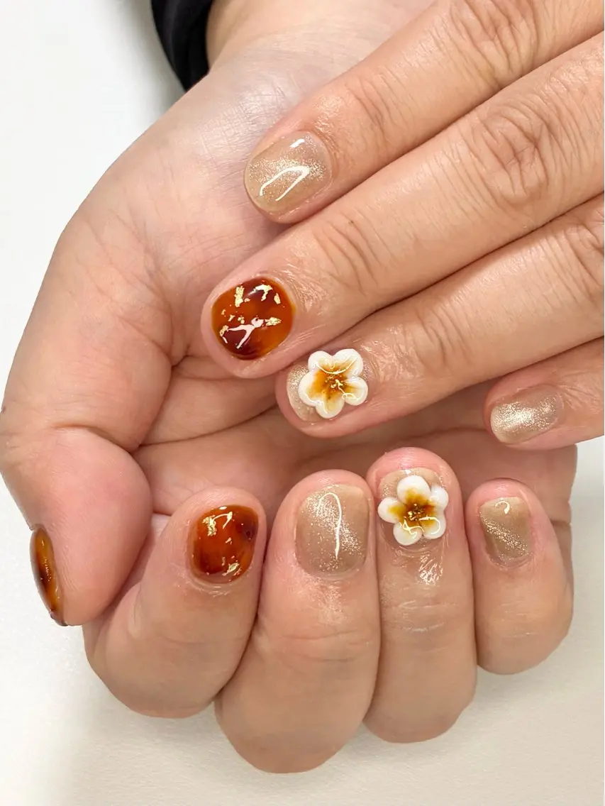 ネイル ハンドネイル nu.sheer honoのネイルデザイン