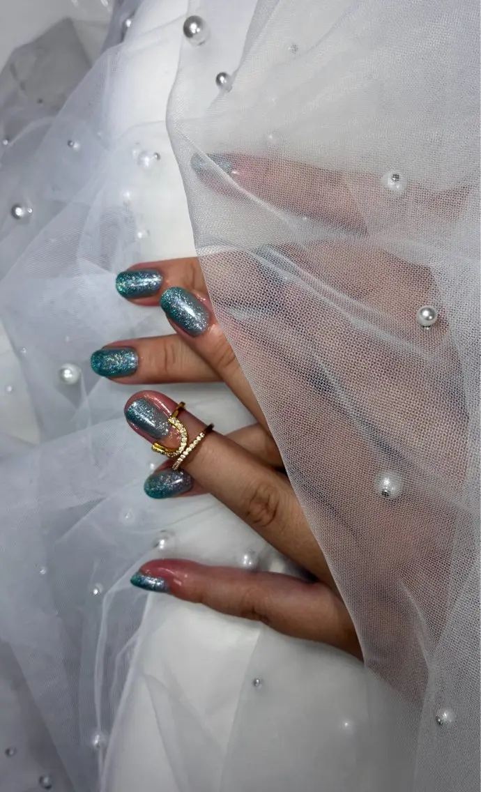 ネイル キラキラネイル ラメ(グリッター) ワンカラーネイル Lino nailのネイルデザイン